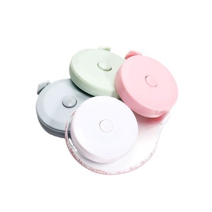 Mini <b>Automatic</b> Retractable Tape Measure Portable Measuring Tape For <b>Sewing</b> And DIY Jewelry Making In Blue Green Pink White - Product Image 5