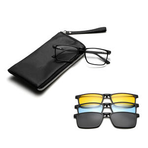 Gafas de sol polarizadas Grey Jack, montura negra TR90, protección UV400, visión nocturna, unisex, bisagras de resorte - Product Image 5