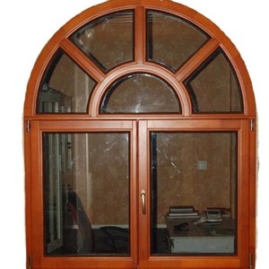 Ventana de Aluminio en Forma de Arco, Diseño Moderno, Marcos de Puerta y Ventana Resistentes al Agua - Product Image 1