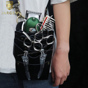 Bajo MOQ Tijeras para el cabello Bolsa Personalizada Tijeras para el cabello Funda Cuero Herramientas para peinar el cabello Bolsas - Product Image 4
