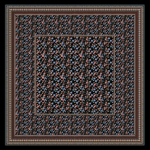 2025最新デザイン日本コットンVoile Hijab114 Bawalファッショナブルな花の葉エスニックBandanaデジタルプリントBawal Hijabs - Product Image 4