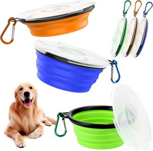 Mangkuk Lipat Anjing Ramah Lingkungan dengan Logo Kustom, Portabel untuk Luar Ruangan, Silikon Anti-Banting, Peralatan Makan Anjing, Mangkuk Makanan Anjing dan Kucing - Product Image 1