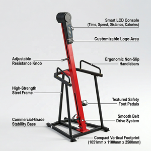 Machine d'escalade commerciale pour salle <span class=keywords><strong>de</strong></span> sport, équipement d'entraînement pour athlètes, équipement <span class=keywords><strong>de</strong></span> fitness, équipement <span class=keywords><strong>de</strong></span> musculation W200 - Product Image 5
