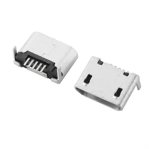 Micro USB Socket Micro USB Connector Female 5 Pin Horizontal SMT Micro B USB 2.0 Receptacle Connector For Charging