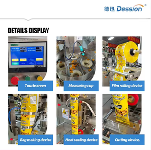 Thương mại tự động nhỏ dọc lò vi sóng bỏng ngô máy đóng gói Bỏng ngô túi bao bì niêm phong máy - Product Image 4