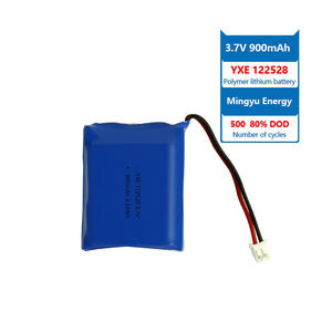 공장 맞춤형 3.7V/900mah 122528 마이크로 파우치 충전식 리튬 폴리머 배터리 팩 리튬 이온 배터리 팩 - Product Image 1