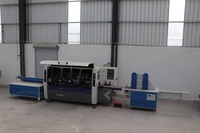 Mesin pengumpan dan penggunaan untuk 4 Moulder, 6 poros empat Planer samping dan Moulder