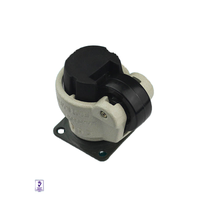 Roulette de nivellement réglable SK6-B4071P-X roue en nylon blanc pour emballage de boîte d'équipement médical et semi-conducteur