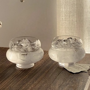 Gobelet en <span class=keywords><strong>verre</strong></span> à bulles personnalisé, transparent, résistant à la chaleur, réutilisable, pour café, thé, cocktails, verres à boire - Product Image 4