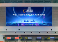 Prix d'usine Intérieur Hd Led Tv 640*480mm Cabinet Gob Led Affichage P1.25 P1.53 P1.86 P2 Led Écran Mur Vidéo