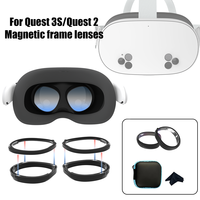 Lentilles optiques personnalisées améliorées pour la myopie, cadre magnétique à 3 points compatible avec les casques VR 3/3S et 2