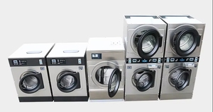 Equipo <span class=keywords><strong>de</strong></span> lavandería ALANNA, lavadora automática comercial con tarjeta/Pago <span class=keywords><strong>de</strong></span> monedas, lavadora apilada, secadora para pequeñas empresas - Product Image 4
