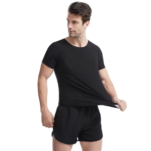 Body Shaper pour hommes Sweats chauds <span class=keywords><strong>Sauna</strong></span> Sueur chaude Chemise amincissante <span class=keywords><strong>T</strong></span>-<span class=keywords><strong>shirt</strong></span> de perte de poids - Product Image 4