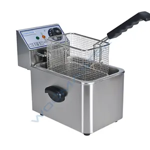 Made in China Commercial Mini Single Tank Fryer Electric 4 L Capacity Container Fryer Home Use Small Fryer for Chips Fried