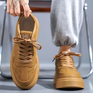 Mocassins de luxe pour hommes, respirants, en maille, rehaussants, style skate, tendance, polyvalents, décontractés, baskets de sport printemps - Product Image 6