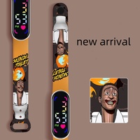 Reloj Electrónico Infantil con Logotipo Personalizado, Diseño de Dibujos Animados, Deportivo, de Lujo, Moderno, con Luces LED, Impermeable, para Estudiantes