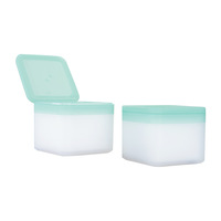 Stock PP Pansement Humide Coton Patch Démaquillant Lingettes Humides Pâte Hydratante Bouteille Flip Cap Large Bouche Masque Bocaux pour Crème