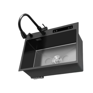 Évier de cuisine intelligent à ultrasons en acier inoxydable nano avec robinet, <span class=keywords><strong>lave</strong></span>-<span class=keywords><strong>vaisselle</strong></span> multifonctionnel pour fruits et légumes - Product Image 3