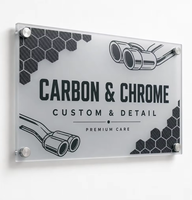 Plaque personnalisée en acrylique pour pneus de voiture, support mural, impression UV, bords polis, fabrication usine