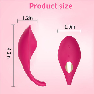 Hot Sale App-gesteuertes USB-betriebenes Sexspielzeug für Erwachsene für Frauen G-Punkt Klitoris stimulator Dessous Höschen <span class=keywords><strong>Vibrator</strong></span> - Product Image 4