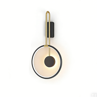 Lampes murales LED en fer pour chambre à coucher et salon, design nordique moderne, lumière de luxe, à intensité variable
