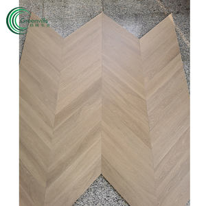 En stock, prêt à expédier, plancher en bois dur véritable de qualité AB plancher en bois d'ingénierie chevron en chêne à chevrons, plancher d'ingénierie - Product Image 1