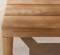 Table basse en racine de teck imperméable et unique, mobilier d'extérieur