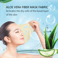 Masque facial en tissu non tissé Proyons AOLE30, doux pour la peau, 100% fibre d'aloe vera, 220x200mm
