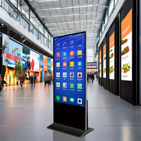 Máquina de Señalización Digital con Soporte de Piso, Pantalla LCD de 32 Pulgadas para Publicidad en Comercios, Vertical y Horizontal
