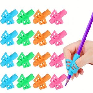 Agarraderas de Silicona para Niños, Estilo Preescolar, Soporte para Lápices, Entrenador de Escritura, Ayuda para la Caligrafía para la Escuela y la Oficina - Product Image 1