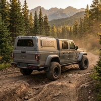 Capot rigide étanche pour camionnette Jeep Gladiator Smartcap, installation facile, en acier, pour le camping
