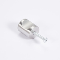 Botones de Mueble Sólidos de Acero Inoxidable, Tiradores de Cajón de Un Solo Orificio con Tornillo