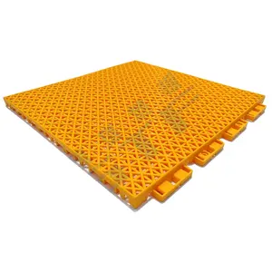 China Top Selling High Quality Anti-slip Interlocking PP Flooring Tiles Using for Volleyball Court Ground Covering in Low Cost