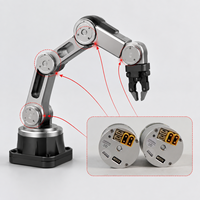 Modul sambungan lengan robot mini OD 40mm Aktuator Poros Berongga Terintegrasi Motor Servo Papan Penggerak Harmonik Encoder Ganda