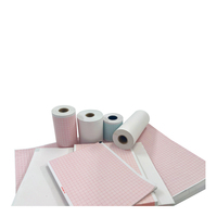 Papier ECG EDAN-SE12 (215 mm X 280 mm X 200 feuilles) pour CASE8000, rouleau de papier ECG thermique médical