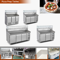 Ensemble complet d'équipement de restaurant de pizzeria commerciale, équipement de pizzeria, machine de fabrication de pizza, fo