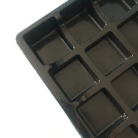 Plateau à chocolat à cavité transparente en plastique Truffe Blister Insert Holder