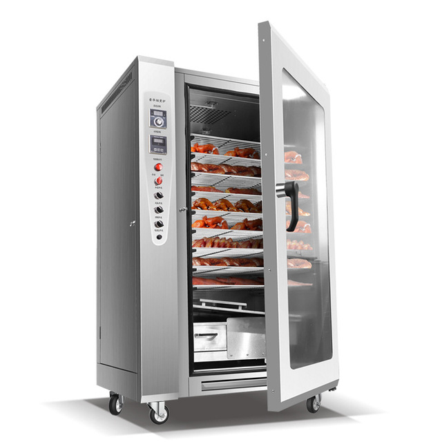 Small Business Electric Food Meat Smoking Multi-function Luxury Intelligent Smoker Vertical Smoker Machine