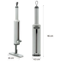 Mini serpillière pour fenêtre de bureau Outils de nettoyage à presser soi-même
