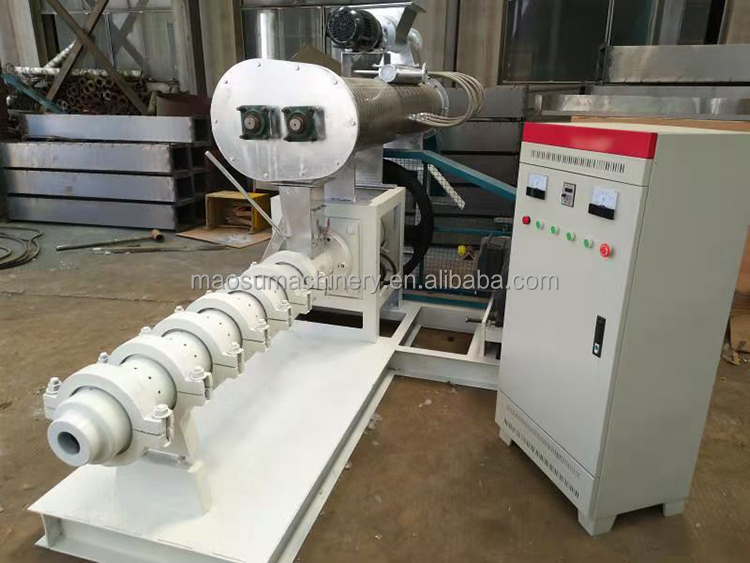 Full fat soya soybean meal extruder machine for animal pig chicken feed