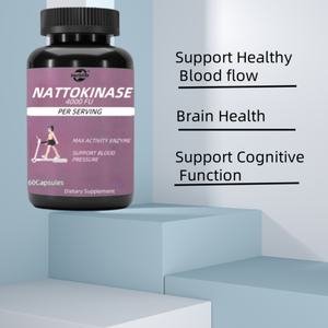 OEM/ODM Ventes chaudes Complément alimentaire Extrait de Natto Serrapeptase Nattokinase Capsules molles Capsules de Nattokinase - Product Image 2