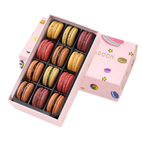 Boîte d'Emballage Conteneur en Papier Biodégradable de Haute Qualité pour Macarons, Gâteaux et Cupcakes, Personnalisable avec Logo pour Pâques, Vente en Gros