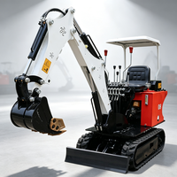 Remorque pour mini-excavatrice, machine mini-excavatrice pour un transport facile et des travaux de construction mobiles