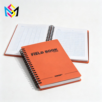 Carnet de notes en spirale imperméable Shengmei OEM pour l'extérieur, couverture en papier, pages lignées, 80 feuilles, format B5, cadeau pour les voyages et le camping