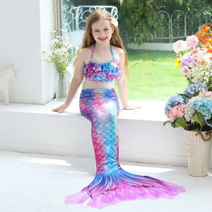 Conjunto <span class=keywords><strong>de</strong></span> Bikini <span class=keywords><strong>de</strong></span> Playa para <span class=keywords><strong>Niñas</strong></span>, Diseño <span class=keywords><strong>de</strong></span> Princesa, con Tela Suave <span class=keywords><strong>de</strong></span> Secado Rápido, Cola <span class=keywords><strong>de</strong></span> Sirena, 3 Piezas, Traje <span class=keywords><strong>de</strong></span> Baño Tankini - Product Image 3