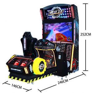 Máquina de Juegos de Carreras de Autos Operada con Monedas, Simulador de Carreras para Centros de Arcade, Venta al Por Mayor de Fábrica - Product Image 4