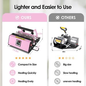 Yinghe 11-30oz pietre preziose tazza macchina stampa a sublimazione macchina semi-automatica digitale tazza trasferimento di calore macchina da stampa - Product Image 6