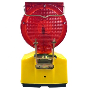 Luz de Construcción Amarilla YIDAO, Alimentada por Energía Solar, Luz Intermitente LED de Alta Luminosidad, Luz de Advertencia para Barricadas - Product Image 6