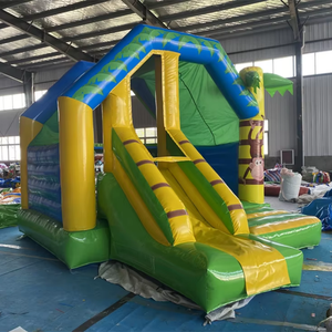 Château Gonflable Commercial d'Extérieur Pas Cher en Promotion – Toboggan Gonflable Direct Usine pour la Maison de Rebond Préférée des Enfants - Product Image 3