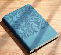 Journal de mouton en cuir souple d'affaires haut de gamme cahier A3 fil couture épaissi coffret cadeau Logo imprimé personnalisé